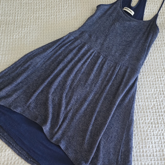 Abercrombie & Fitch Blue Knit Dress - Picture 1 of 6